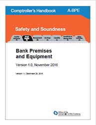 Comptroller's Handbook: Bank Premises and Equipment Cover Image