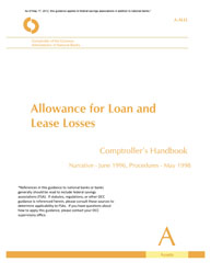 Comptroller's Handbook: Allowance for Loan and Lease Losses Cover Image