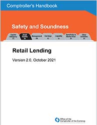 Comptroller's Handbook: Retail Lending Cover Image