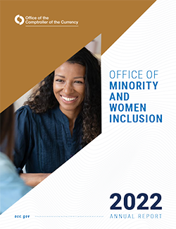 2022 Office of Minority and Women Inclusion (OMWI) Annual Report Cover Image