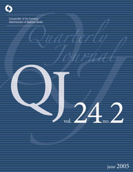 Quarterly Journal Volume 24 No. 2 Cover Image