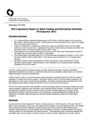 Quarterly Report on Bank Derivatives Activities: Q1 2011