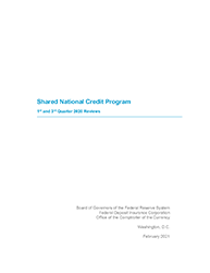 Shared National Credits 2020 Cover Image