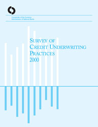Survey of Credit Underwriting Practices 2000 Cover Image