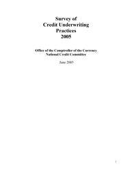 Survey of Credit Underwriting Practices 2005 Cover Image