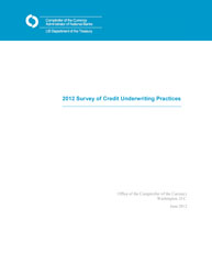 Survey of Credit Underwriting Practices 2012 Cover Image